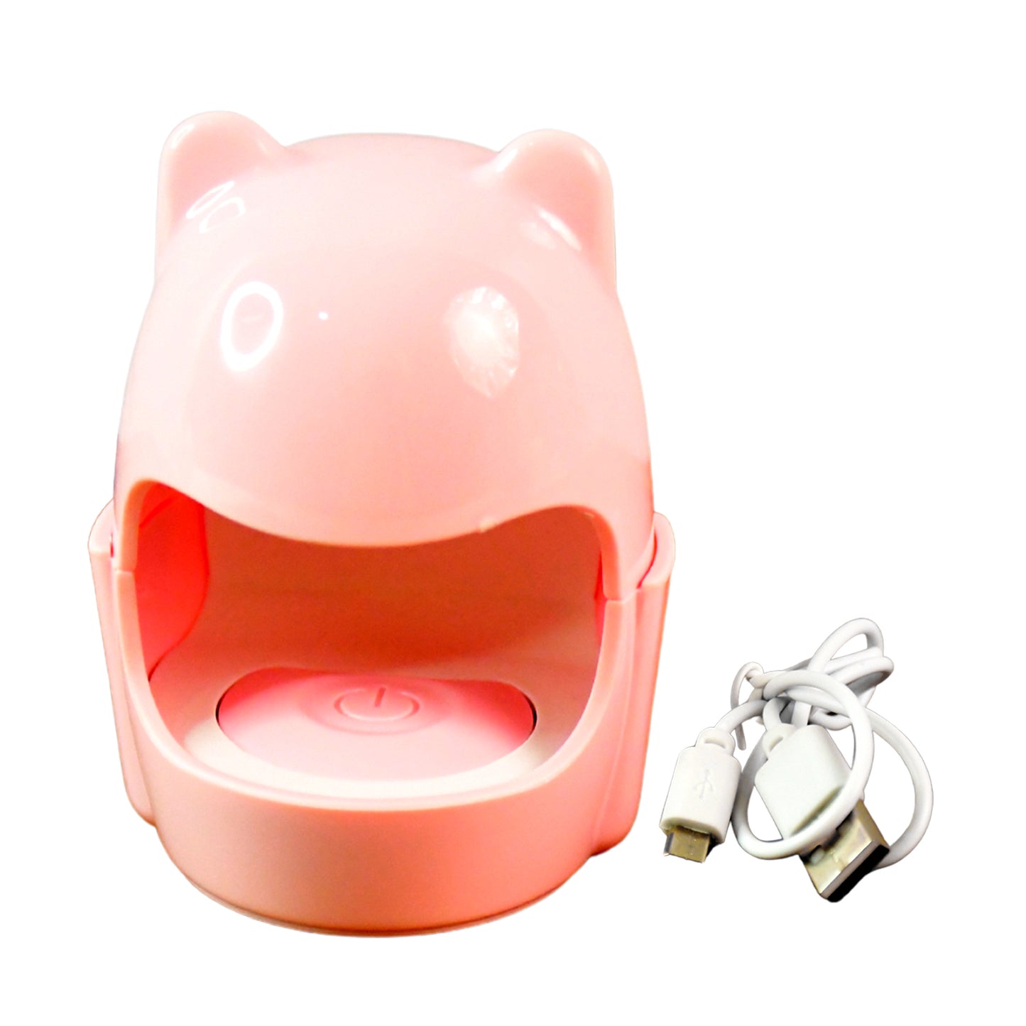 Mini Bear LED Nail Dryer – USB Rechargeable