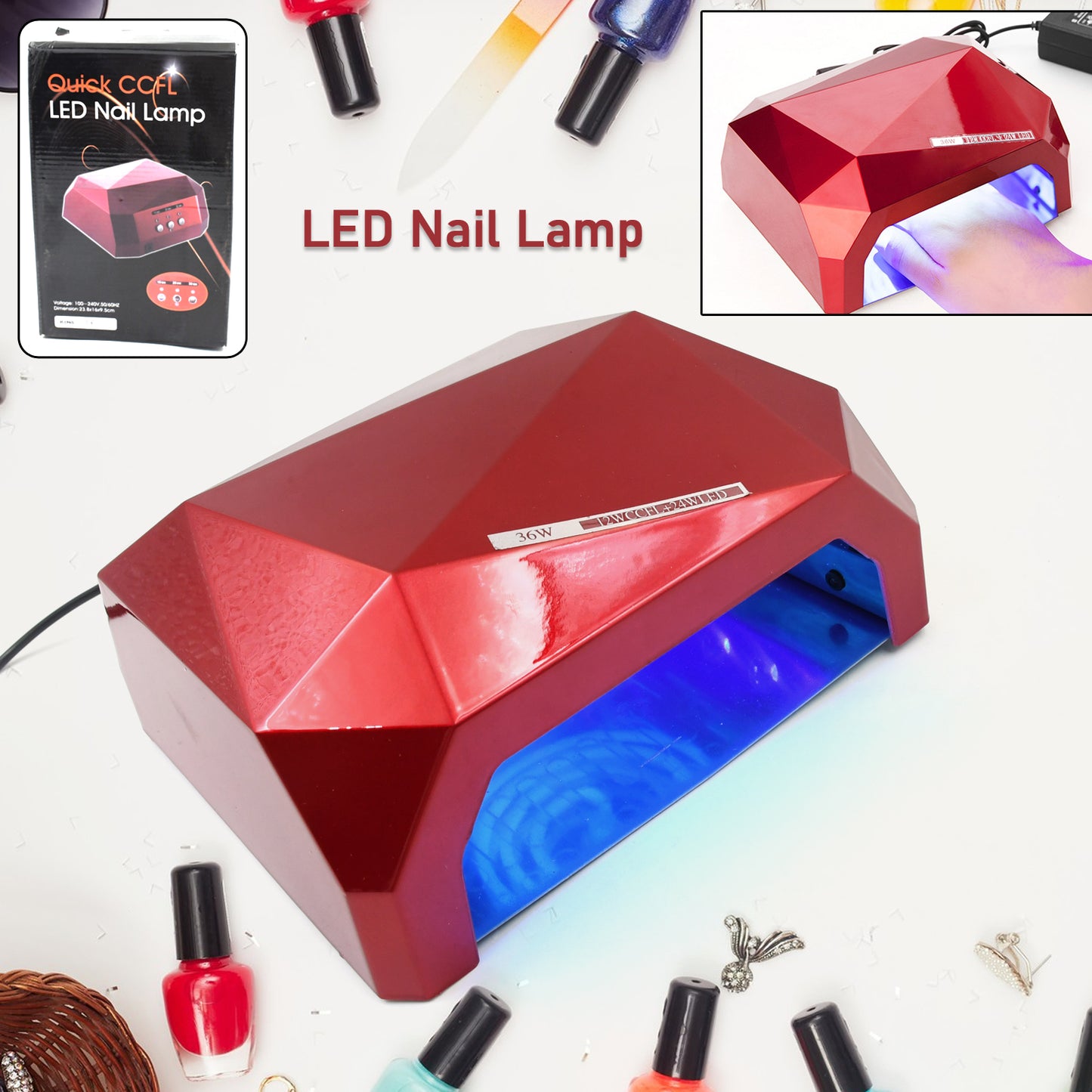 36W LED UV Nail Dryer Lamp