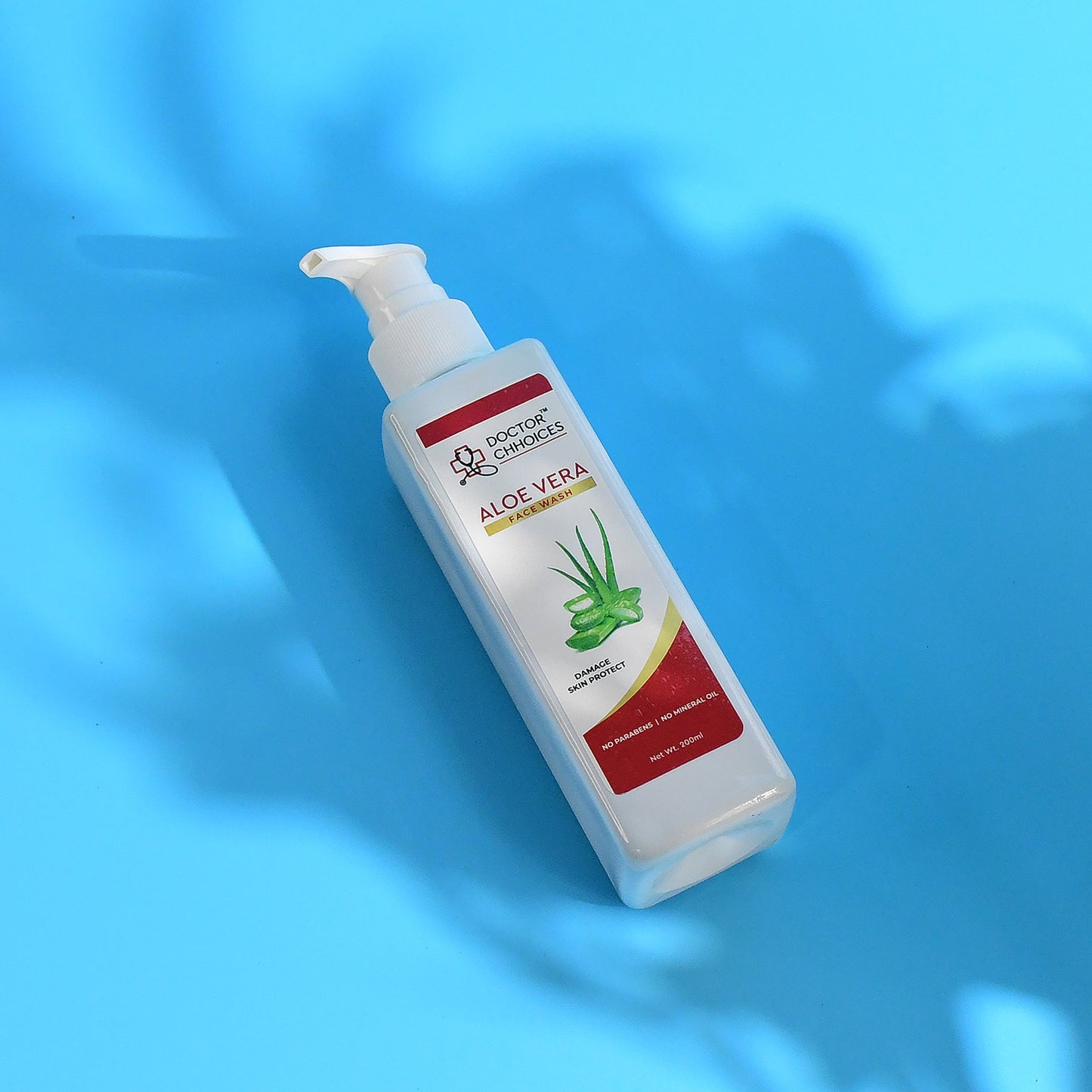 Doctor Chhoices Aloe Vera Face Wash – 200ml | Gentle Hydrating Cleanser
