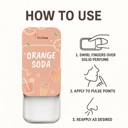 Orange Soda Solid Perfume – Pack of 2 (20GM Each)