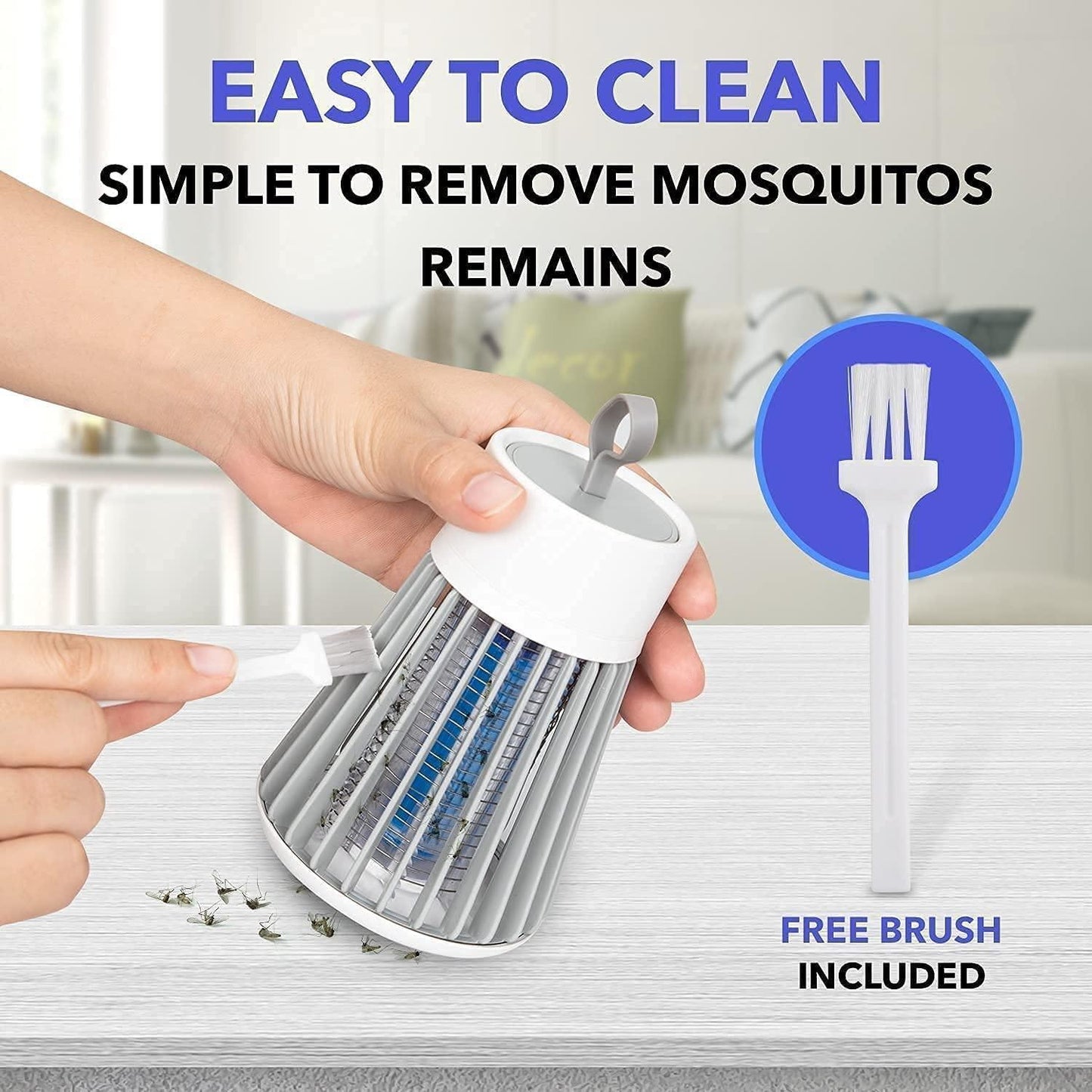 Electric Mosquito Killer Racket – Portable Bug Zapper