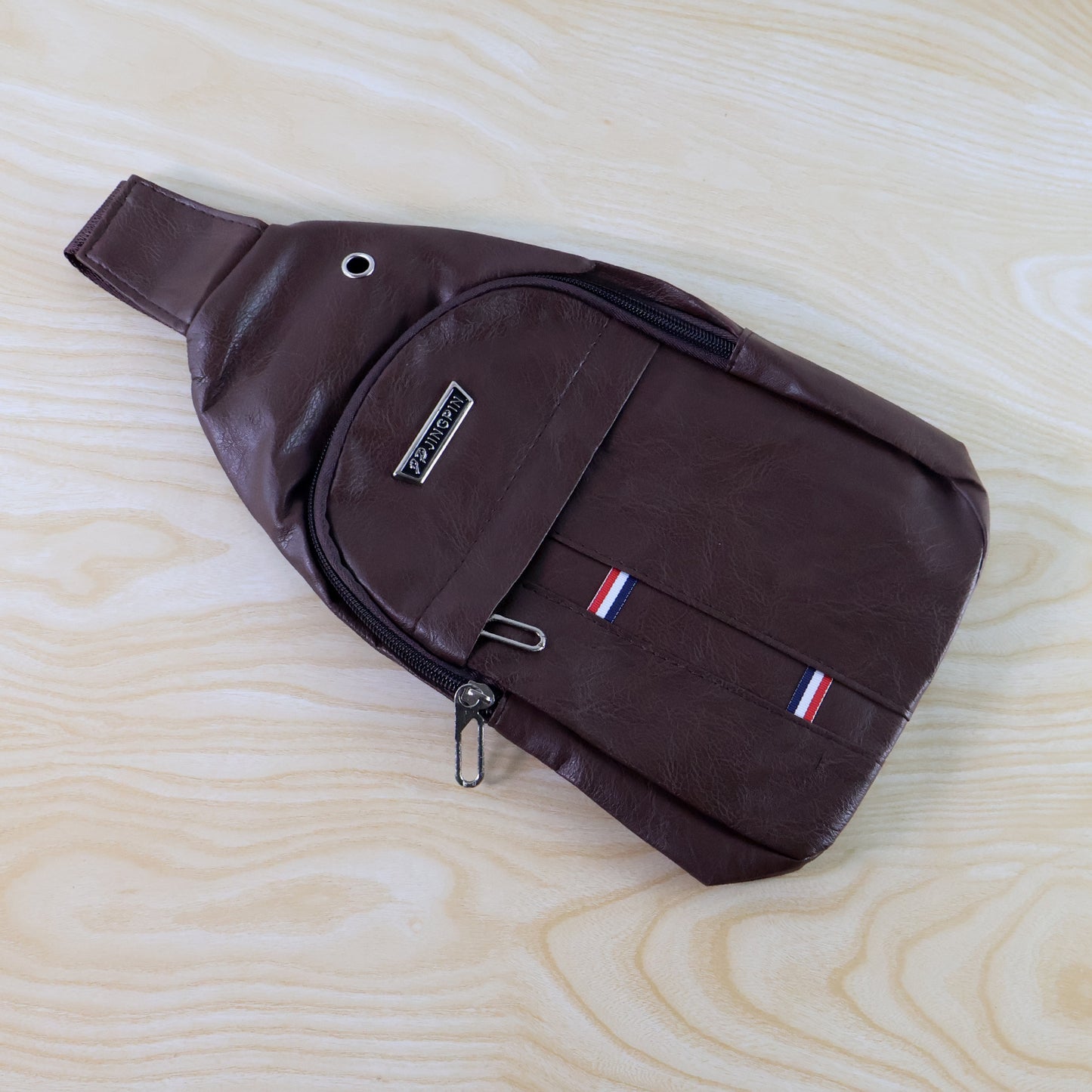 Waterproof Anti-Theft Crossbody Sling Bag with USB & Earphone Hook