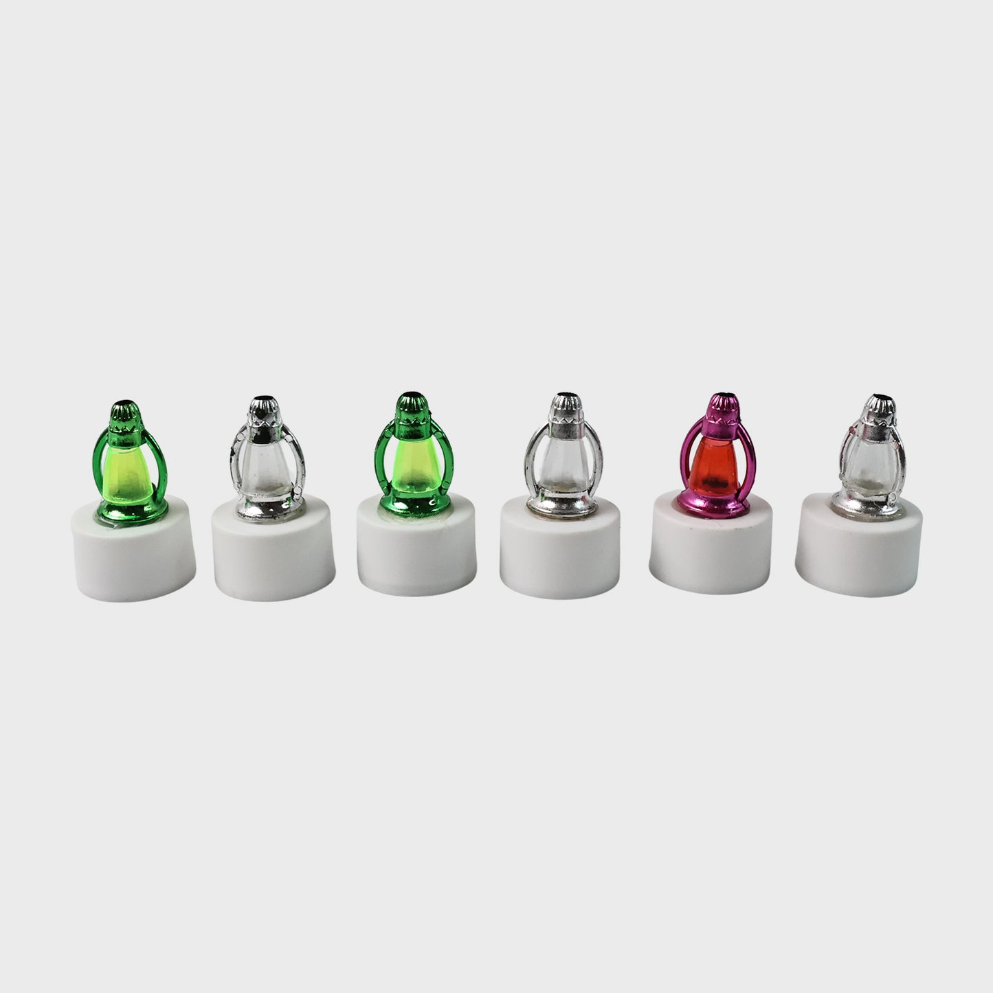 Set of 6 LED Lantern Candles – Flameless Warm Glow Décor Lights
