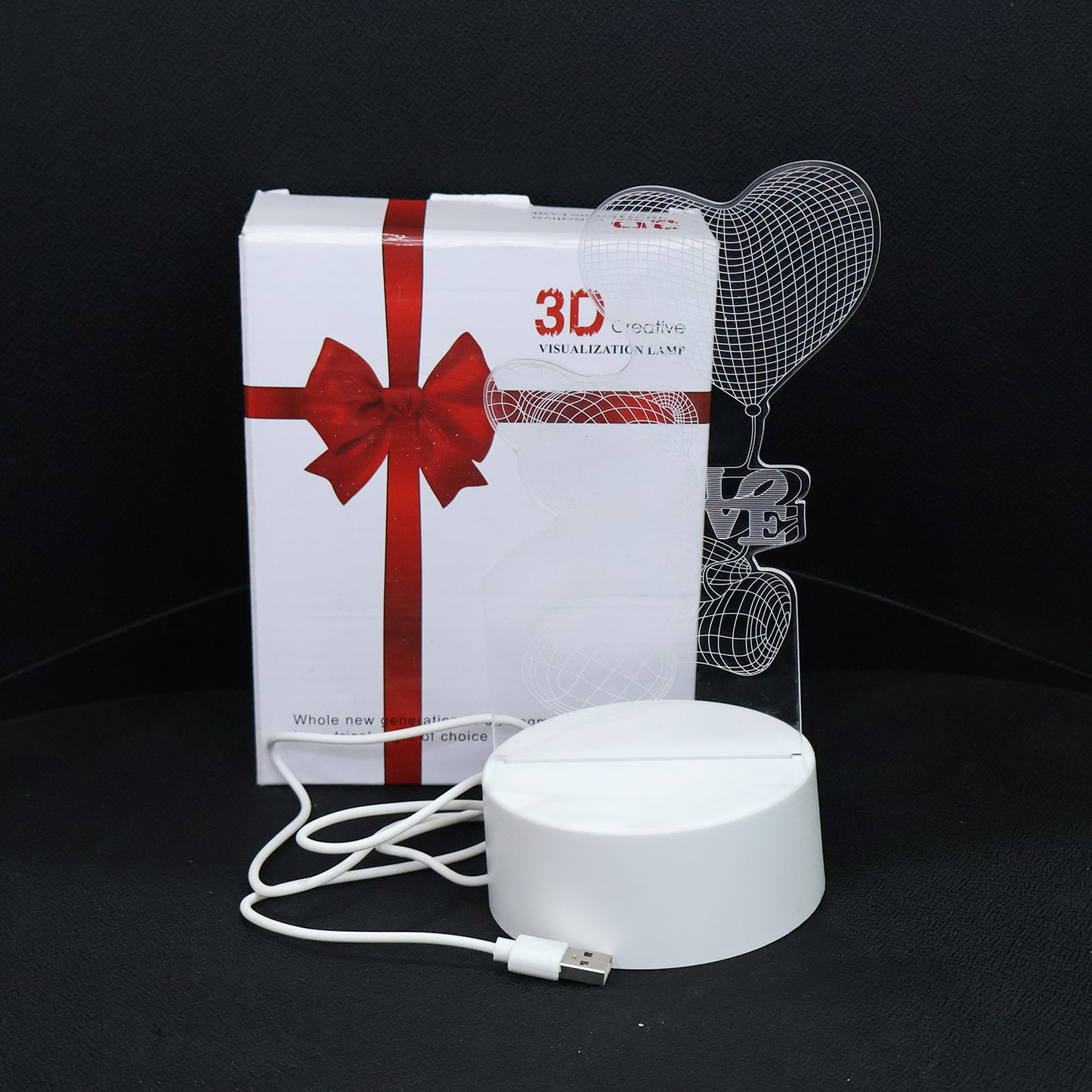3D Teddy Bear LED Night Lamp – USB Powered Romantic & Kids Décor