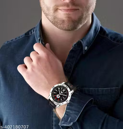 New Exclusive 3-Piece Analog Quartz Watch Combo for Men