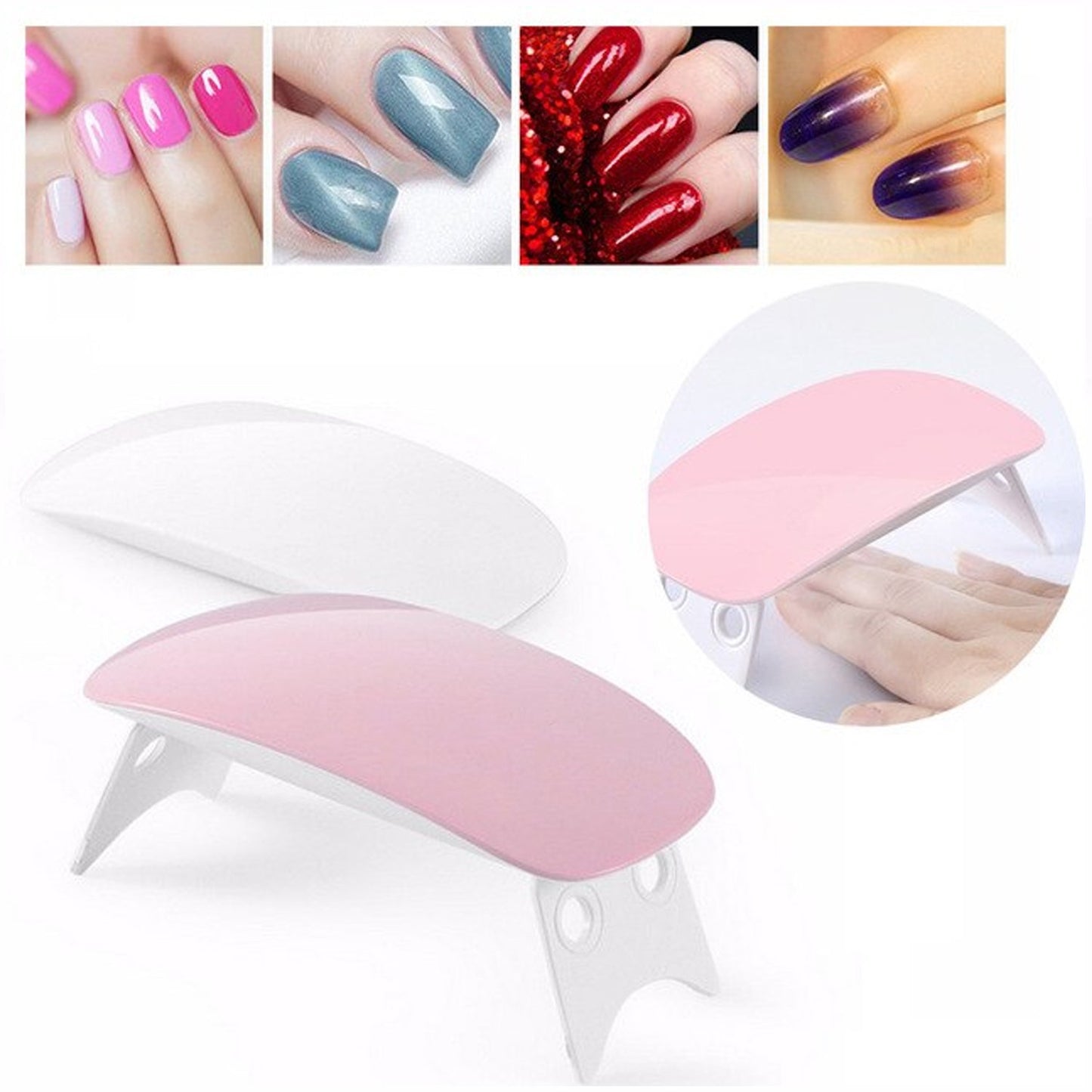Portable UV LED Nail Polish Dryer