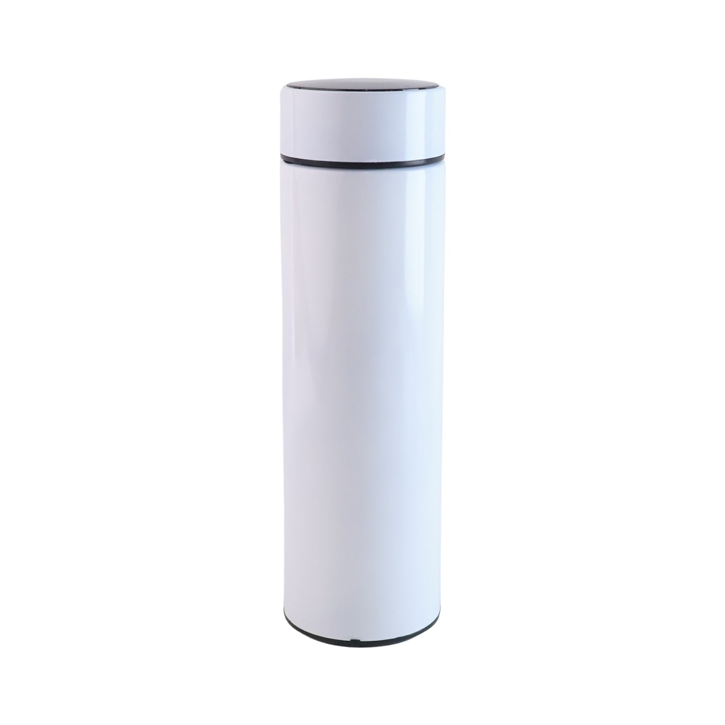 White Smart Vacuum Insulated Water Bottle – 500ML with LED Temperature Display