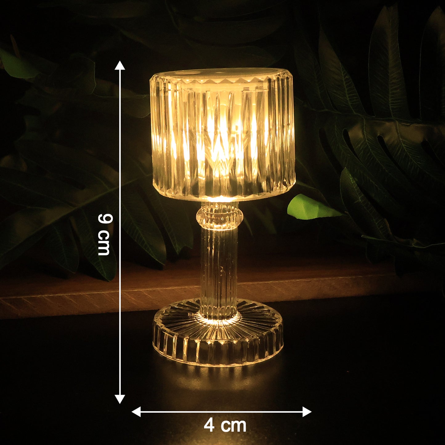 24 Pcs LED Mini Table Lamp Set – Battery Operated Crystal Effect Night Lights