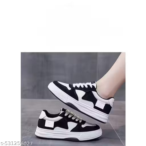 (18A) Stylish Lightweight Sneakers for Women & Girls | Lace-Up Casual & Sports Shoes