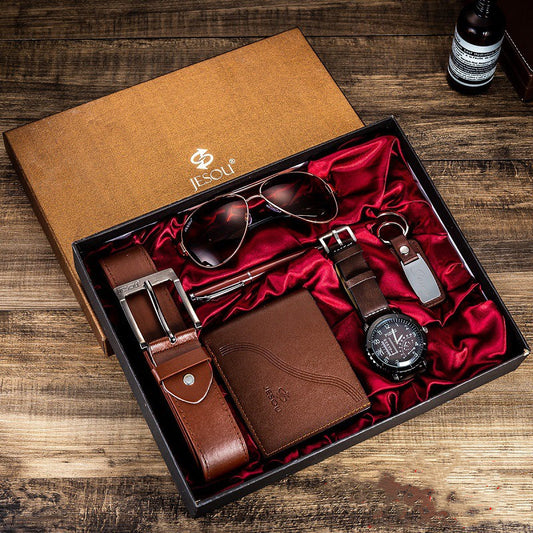 Fashion & Leisure Quartz Watch – 3 Bar Waterproof, Leather Strap, 40mm Dial - Fanbuluxe