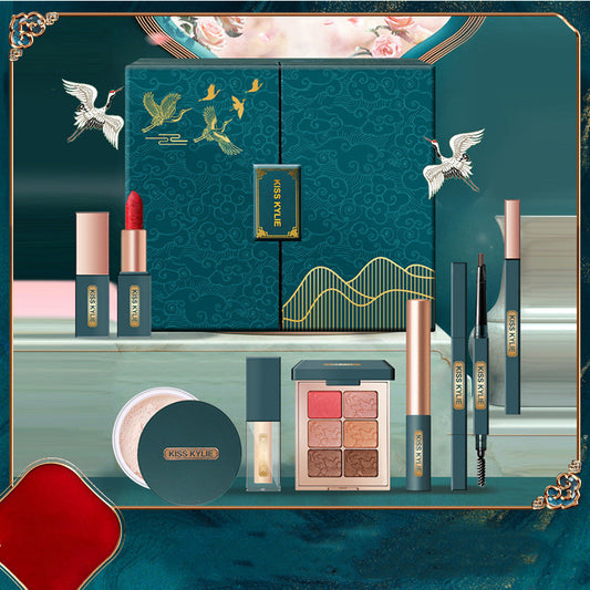 Carved National Style Makeup Set – Concealer, Nourishing, Even Skin Tone, 8+ Colors - Fanbuluxe