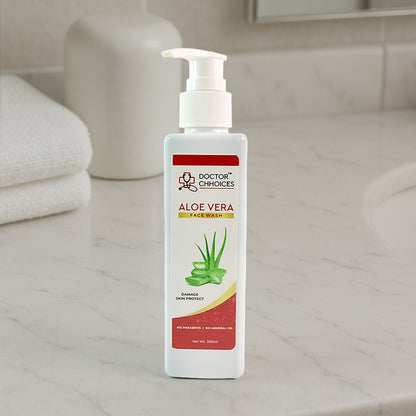 Doctor Chhoices Aloe Vera Face Wash – 200ml | Gentle Hydrating Cleanser