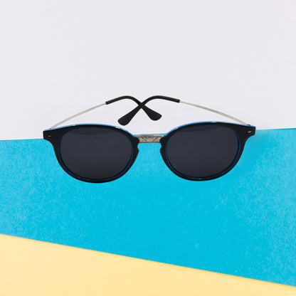 7756 UV Protected Round Sunglasses – Unisex