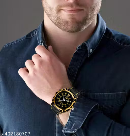 New Exclusive 3-Piece Analog Quartz Watch Combo for Men