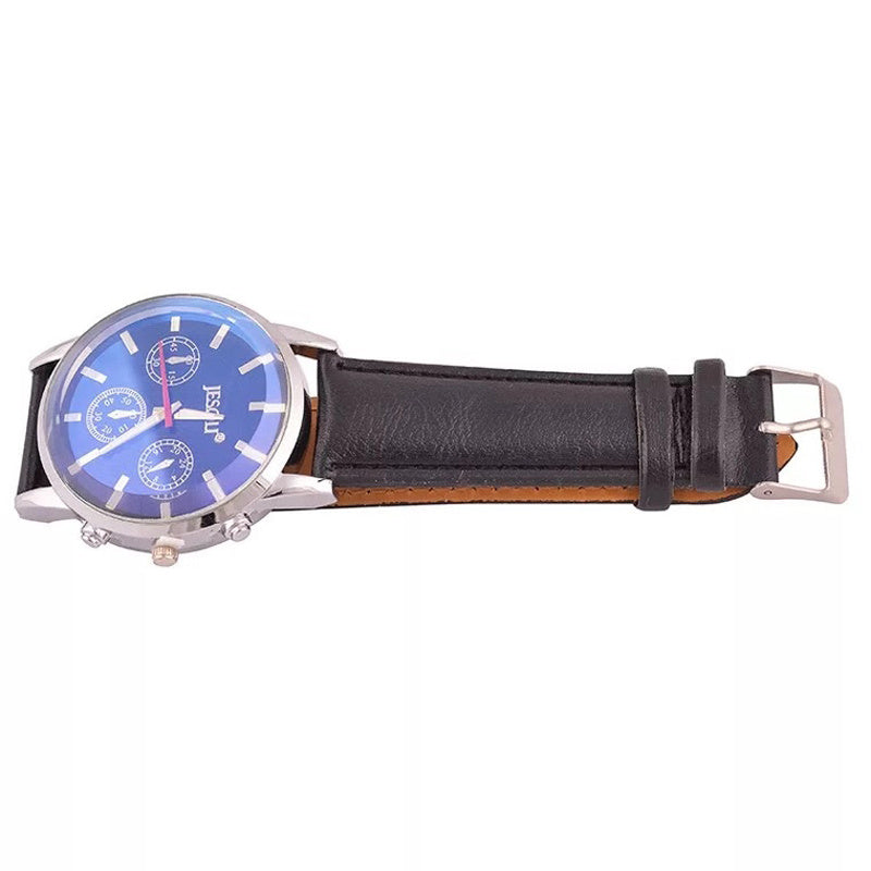 Men’s Gift Set – Boxed Quartz Watch, Multi-Card Wallet, Glasses - Fanbuluxe