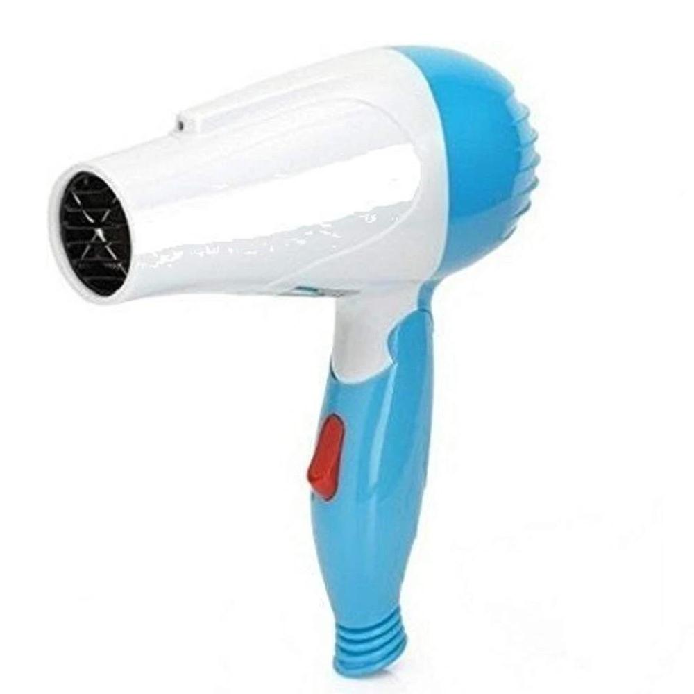 1000W Compact Hair Dryer – 2 Heat Settings, Gentle Drying