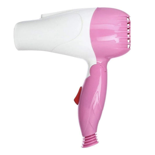 1000W Compact Hair Dryer – 2 Heat Settings, Gentle Drying