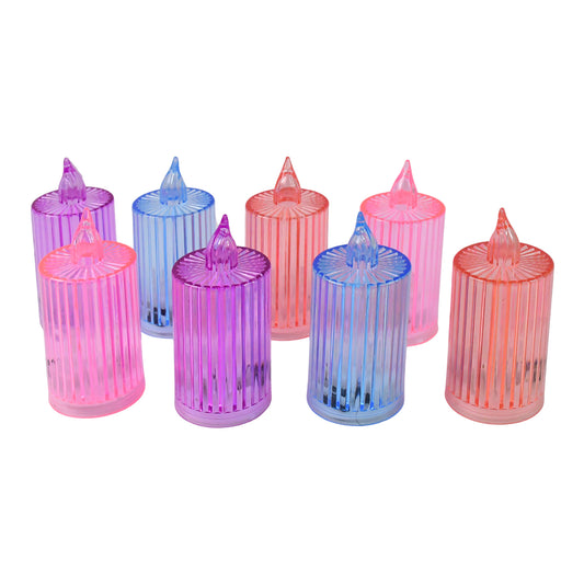 8-Piece Decorative LED Flameless Candle Set – Safe Ambient Lighting for Home & Events