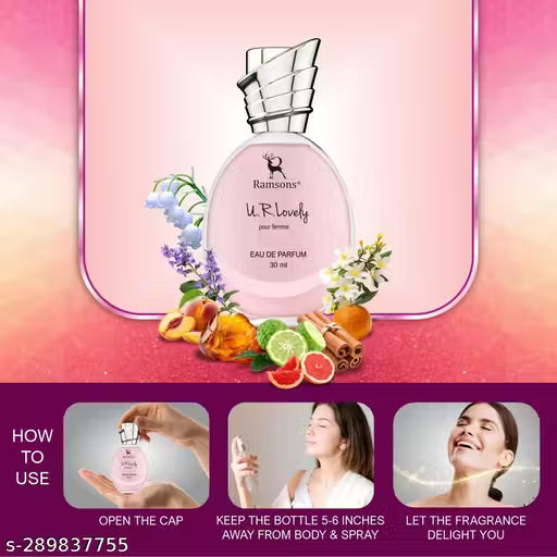 WP4 - Ramsons U.R. Lovely Eau De Parfum – 30ml Long-Lasting Fragrance for Women & Men