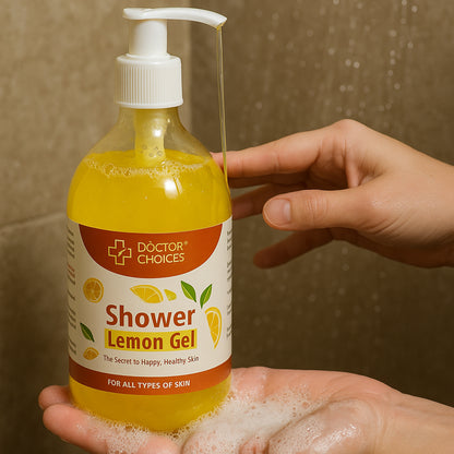 Doctor Chhoices Lemon Shower Gel – 500ml Refreshing Body Wash