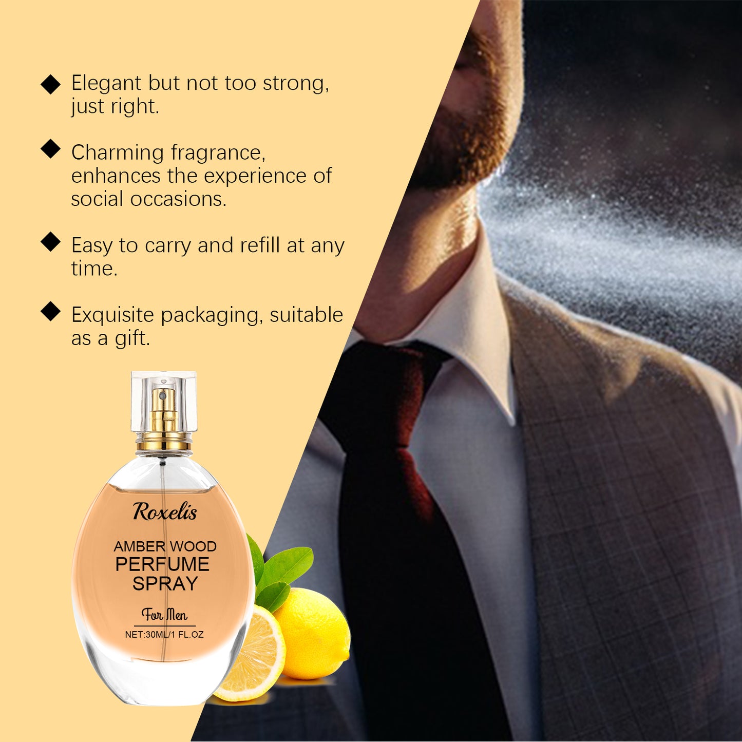 Amber Wood Perfume Spray - Fanbuluxe