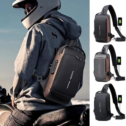 Sleek Leather Sling Bag for Men – Lightweight, Durable & Stylish