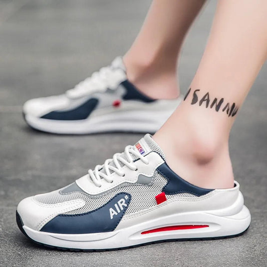 Men’s Fashionable Daily Wear Sneaker Casual Shoes – White & Grey