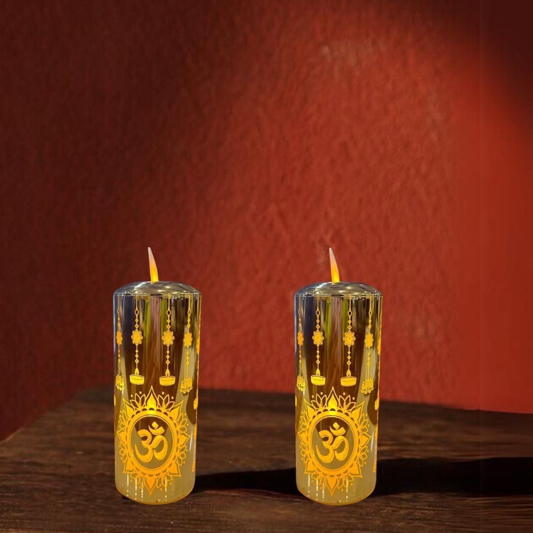 Luxury Realistic Moving Flame LED Candle Light