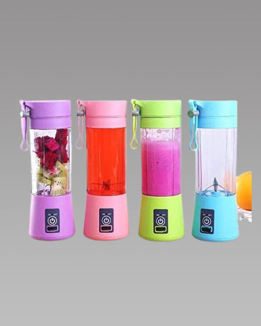 Portable USB Rechargeable Juice Maker – 6 Blade, 380ml