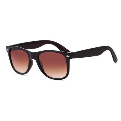Unisex Brown Wayfarer Sunglass