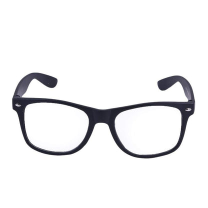 Unisex Clear Black Wayfarer Sunglass