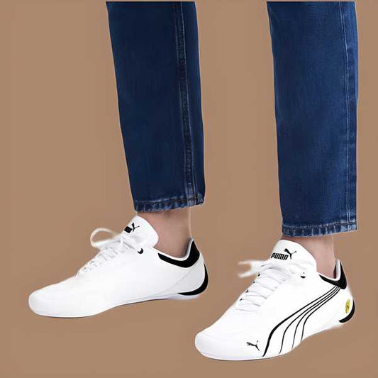 Men’s White Driving Casual Shoes – Stylish & Comfortable