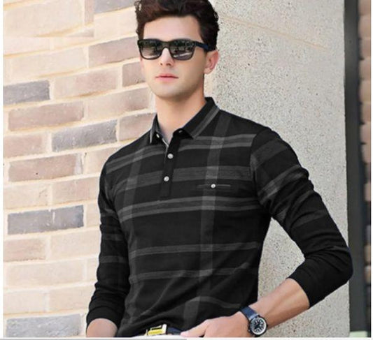 Men’s Solid Full-Sleeve Cotton T-Shirt