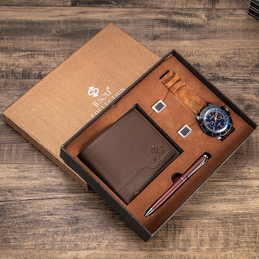 Men’s Gift Watch Set – Elegant Box Packaging - Fanbuluxe
