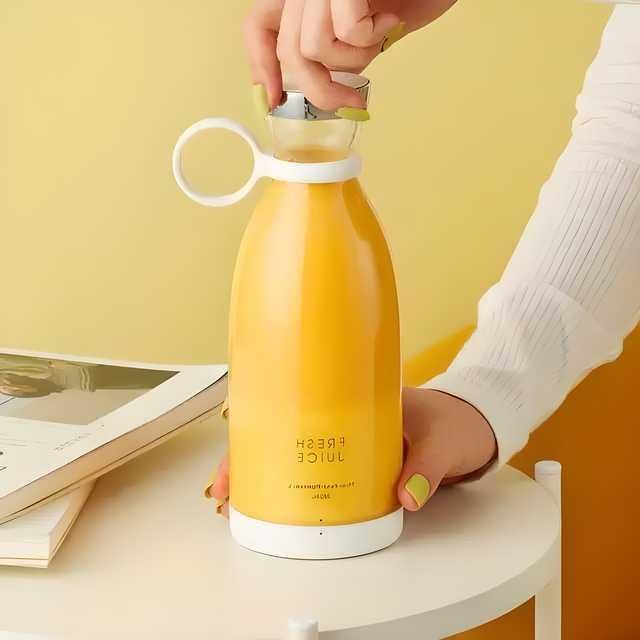 Travel Portable USB Rechargeable Mini Juice Blender – 380ml