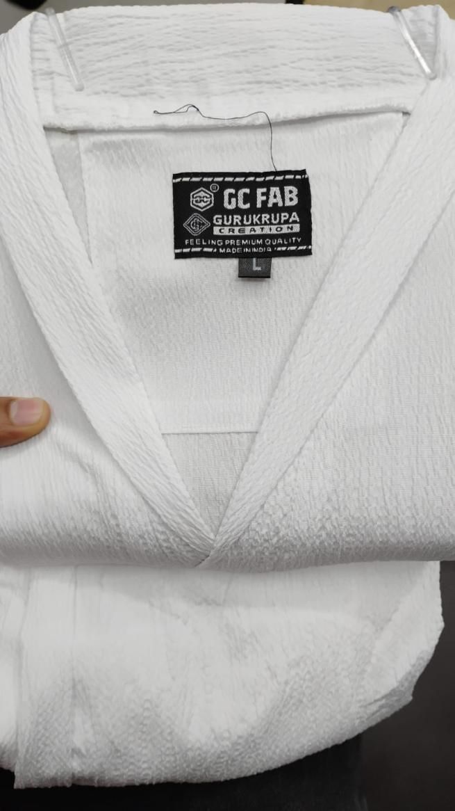 Men’s Corduroy Co-Ord Set – White Casual Wear