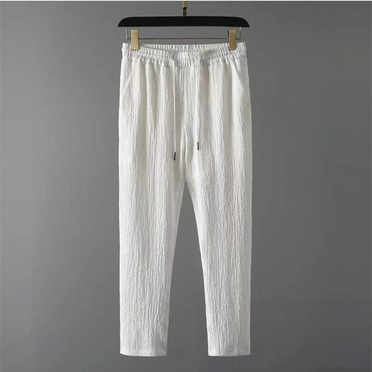 Men’s Corduroy Co-Ord Set – White Casual Wear