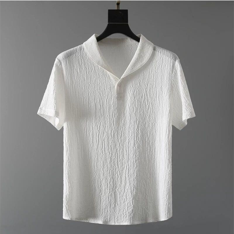 Men’s Corduroy Co-Ord Set – White Casual Wear