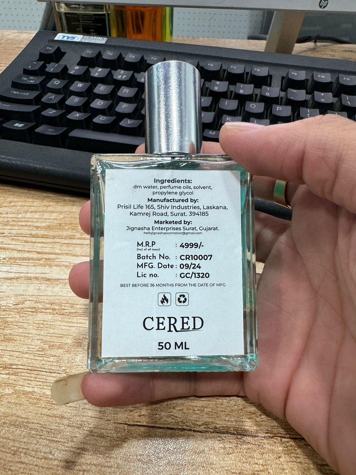 CERED Aventus Perfume 50ML (Pack of 2) - Fanbuluxe