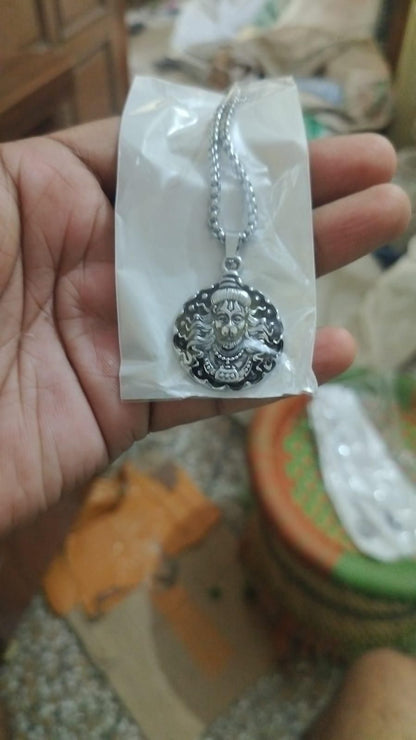 Hanuman Ji Pendant with Oxidised Silver Chain – 1 Pc