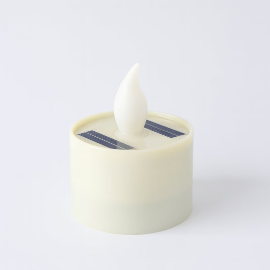 Solar LED Flameless Candle – Eco-Friendly Flickering Light