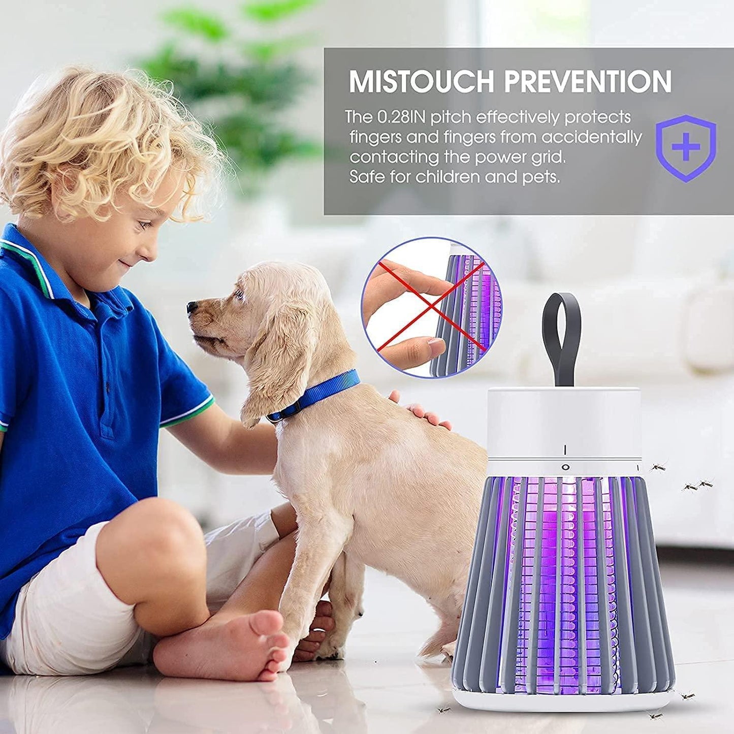 Electric Mosquito Killer Racket – Portable Bug Zapper