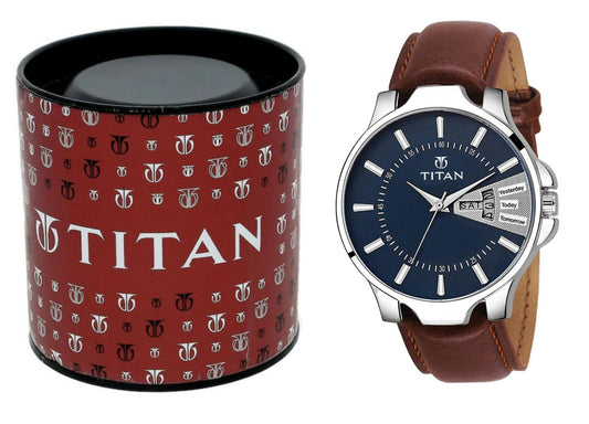 Analog Stylish Watch for Men – Unique Design with Leather Strap