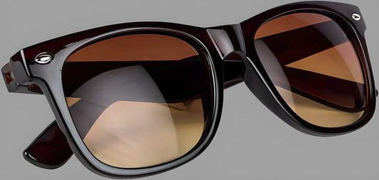Unisex Brown Wayfarer Sunglass