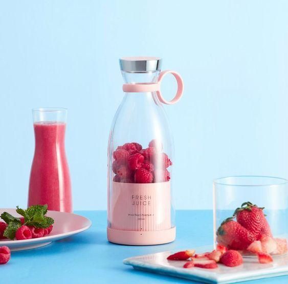 Travel Portable USB Rechargeable Mini Juice Blender – 380ml