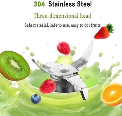 Portable USB Rechargeable Juice Maker – 6 Blade, 380ml