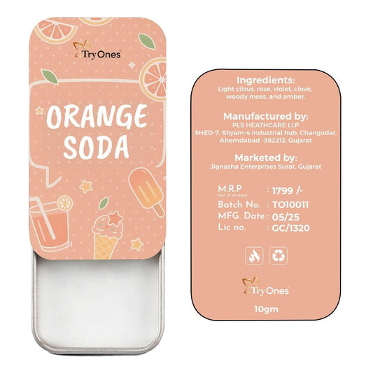 Orange Soda Solid Perfume – 20GM (Pack of 1)
