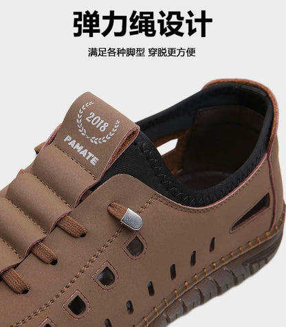 Men’s Stylish Laser Cut Tan Casual Shoes – Modern Design &amp; Everyday Comfort