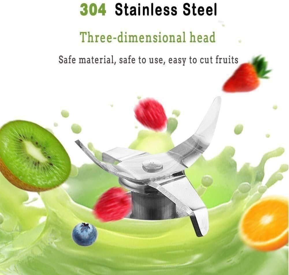 Portable USB Rechargeable Juice Maker – 6 Blade, 380ml