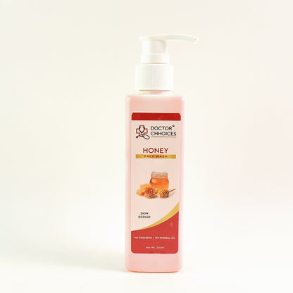 Doctor Chhoices Honey Face Wash – 200ml | Gentle Skin Repair Cleanser for Dry & Sensitive Skin